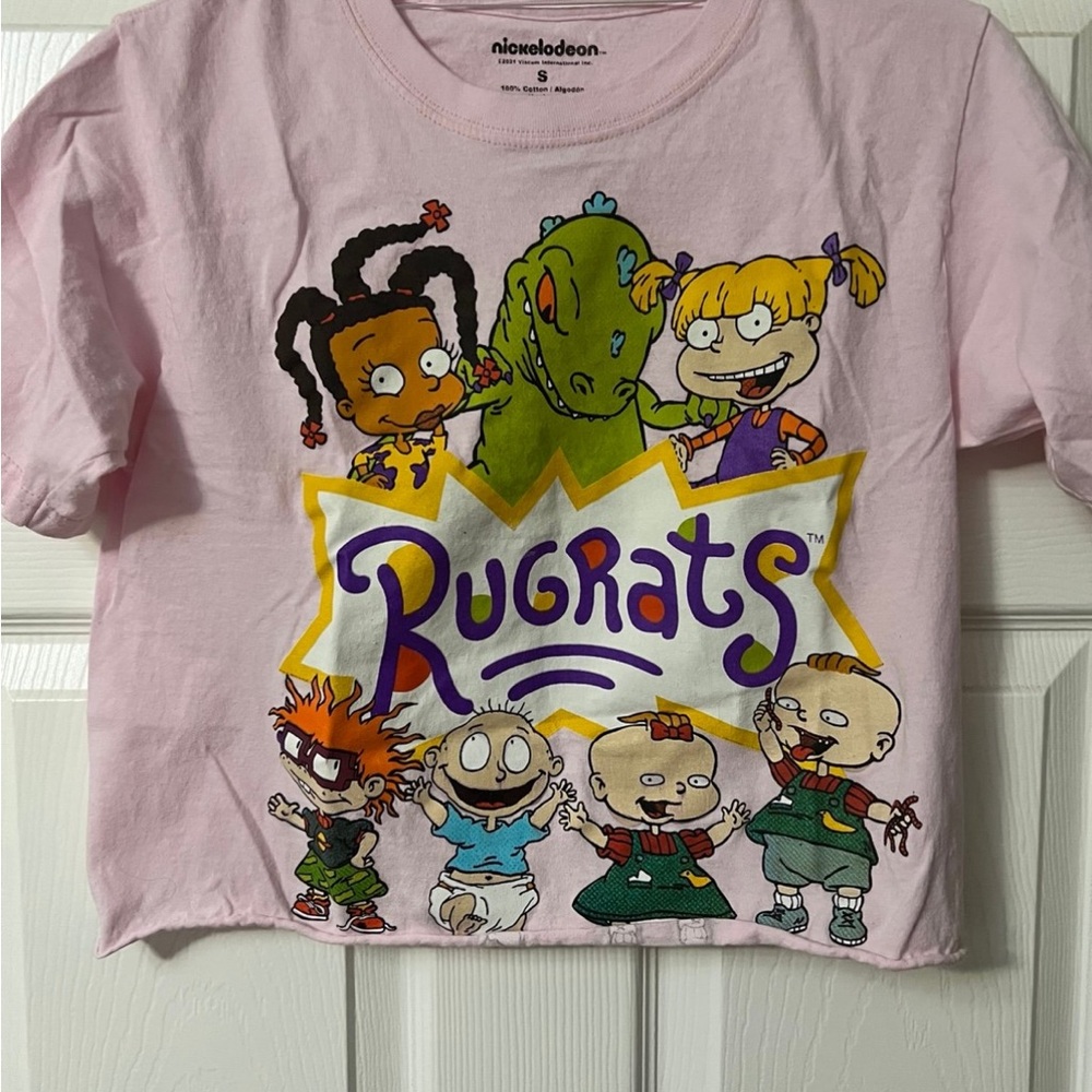 Nickelodeon Rugrats Graphic T Shirt Pink Size S